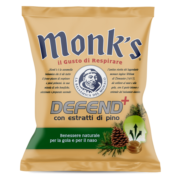 <p>Busta da 46 g Monk's Defend+ pino</p>