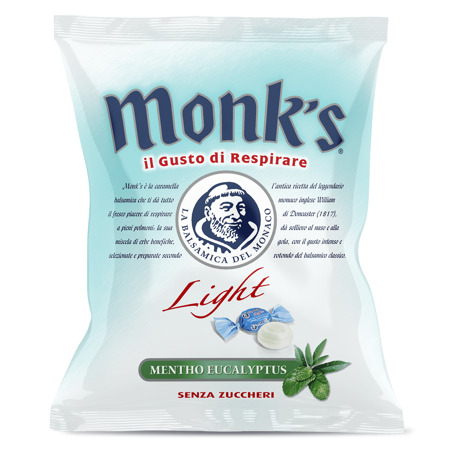 Busta da 80 g Monk's balsamica light sugarfree