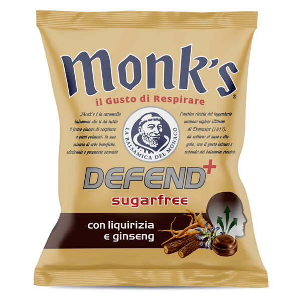 <p>Busta da 46 g Monk's Defend+ liquirizia e ginseng</p>