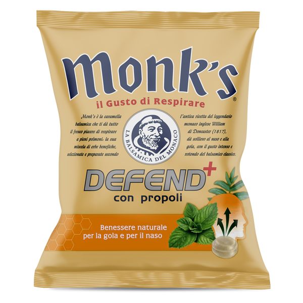 <p>Busta da 46 g Monk's Defend+ con propoli</p>