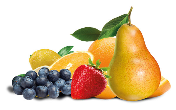 Ingredienti: limone, arancio, fragola, pera e mirtillo