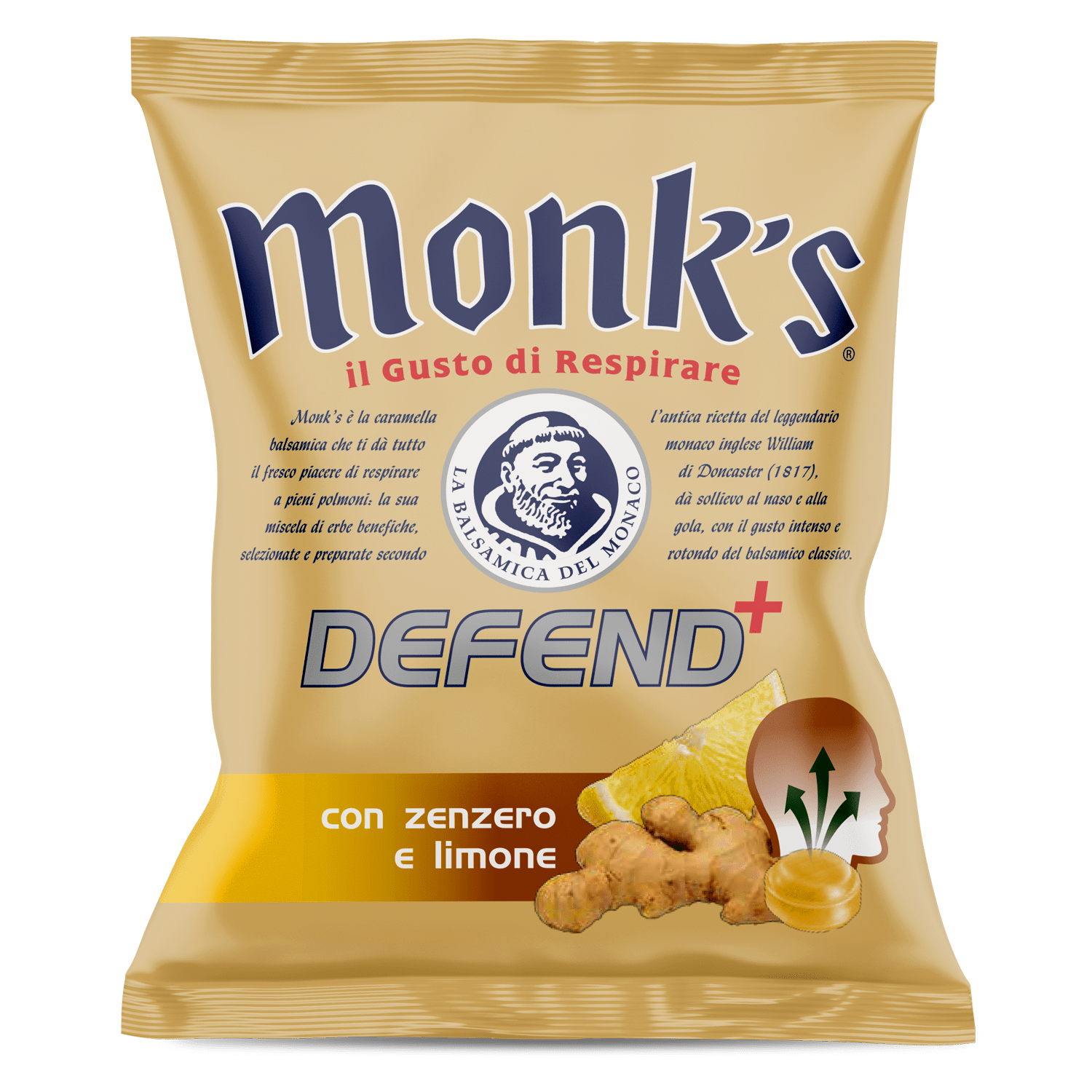 Defend+ con zenzero e limone